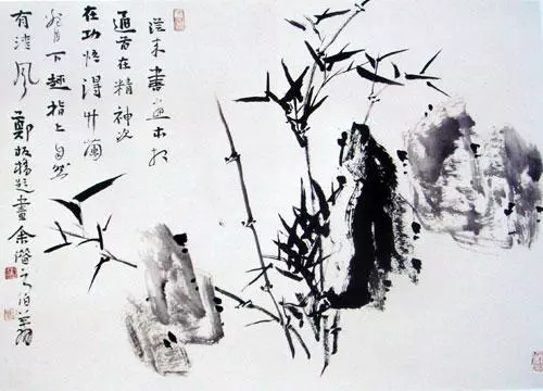 鄭板橋書畫作品《從來(lái)書畫本相通, 首在精神次在功》