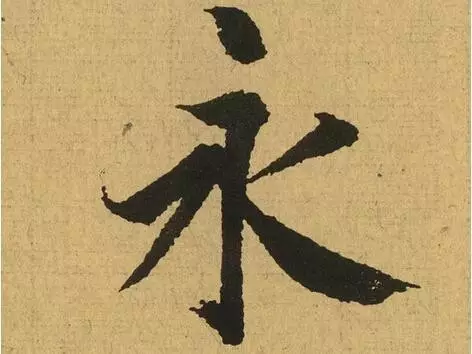 “永字八法”解讀圖示