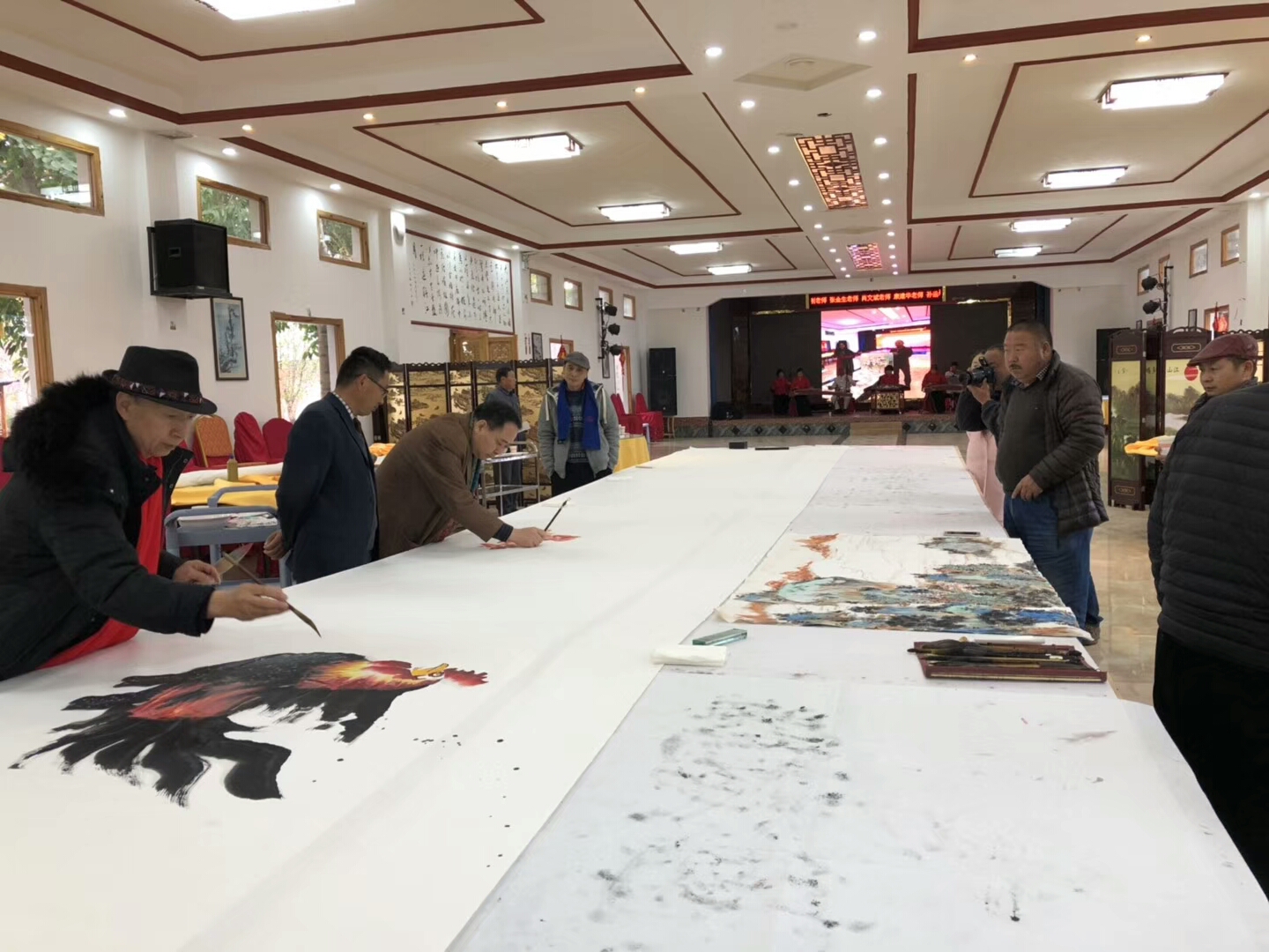 王世軍帶領(lǐng)首都書畫院到革命老區(qū)開展創(chuàng)作采風(fēng)活動