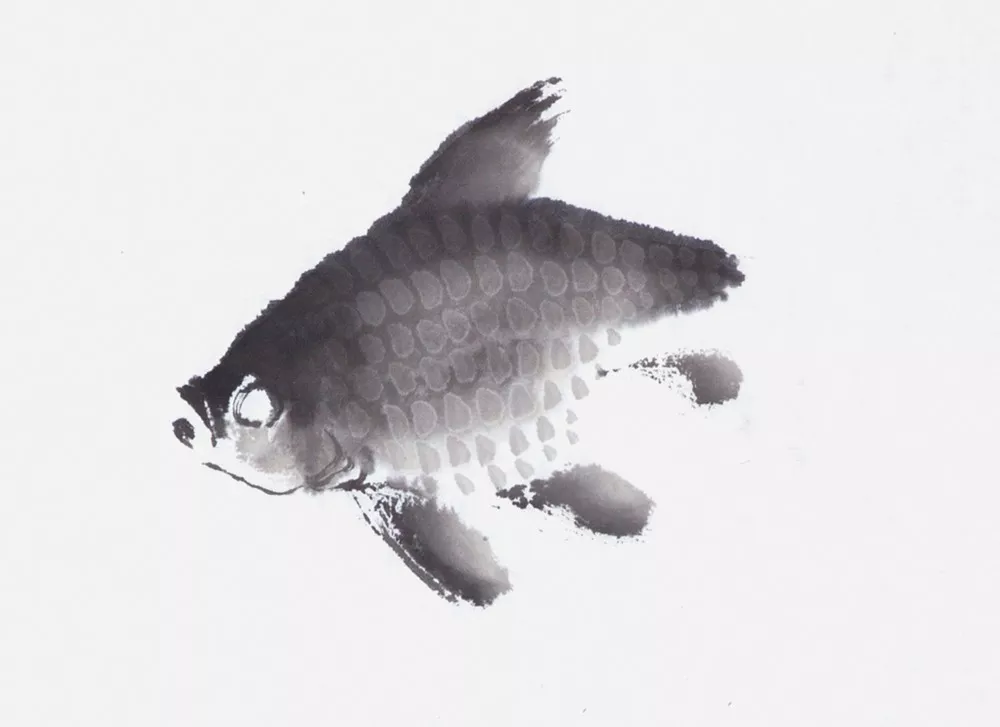 畫家馮增木寫意金魚畫法圖22