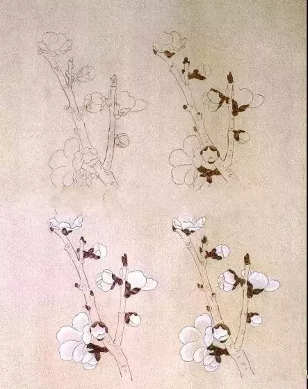 工筆梅花