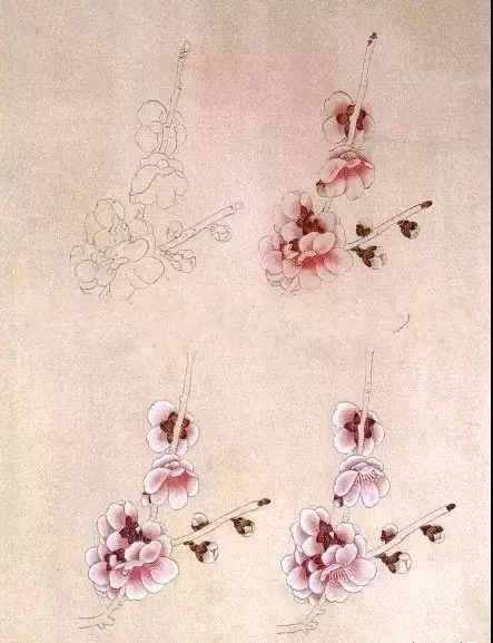 工筆梅花