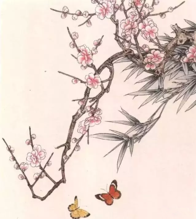 工筆梅花