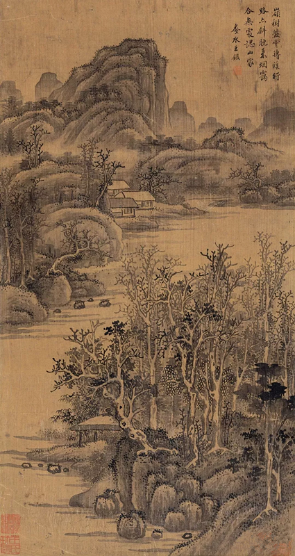 清 王鑒 山水圖
