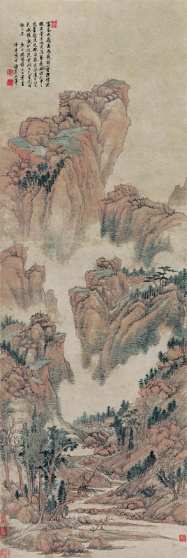 清 王翚 富春大嶺圖 清 王翚 富春大嶺圖