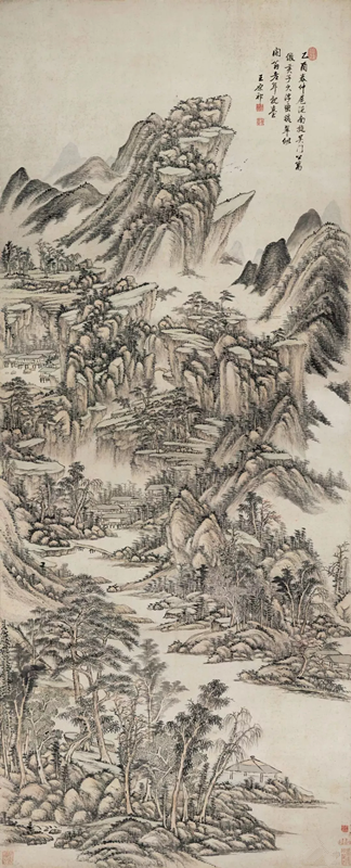 清 王原祁 浮巒暖翠圖 清 王原祁 浮巒暖翠圖