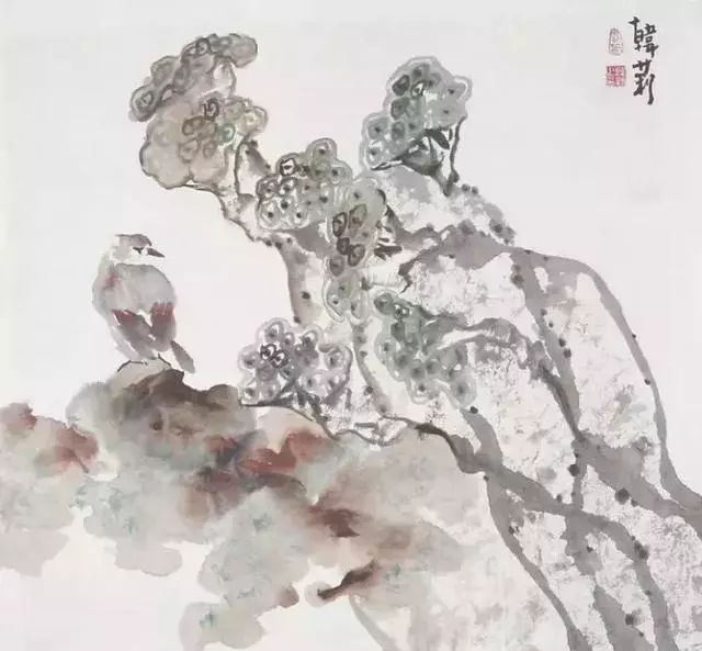 國畫大師韓莉 荷花作品欣賞