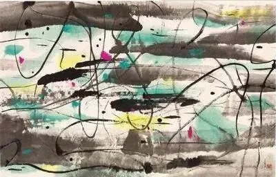 吳冠中《幻影》