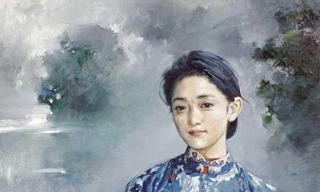 潘鴻海筆下的周迅人體油畫