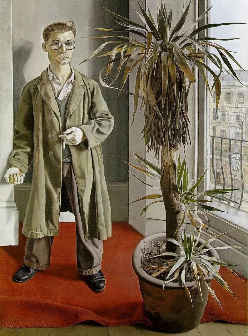 世界經(jīng)典油畫-盧西安? 弗洛伊德《帕丁頓室內(nèi)》Interior at PaddingtonLucian Freud1951